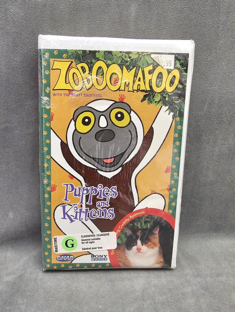 PBS KIDS Zoboomafoo w/ Kratt Brothers Puppies And Kittens VHS Tape NEW B2-9